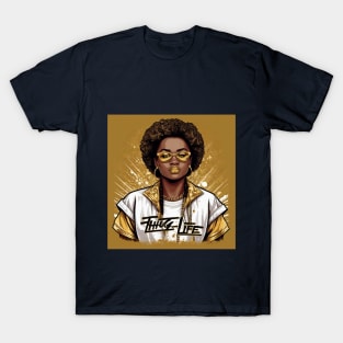 golden girl thug life T-Shirt